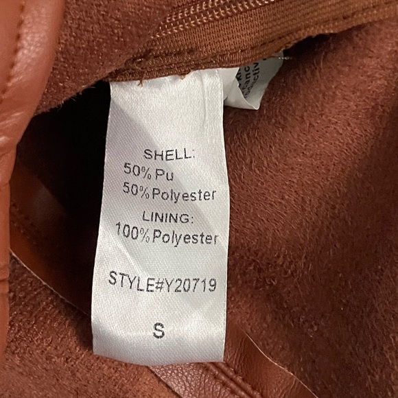 DO+BE Cognac Bohemian Crop Top - Picture 3 of 5